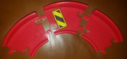 Red curved track little - red,